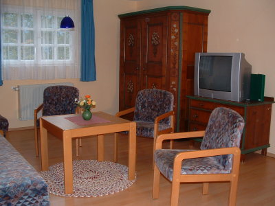 Wohnzimmer Ferienwohnung 1